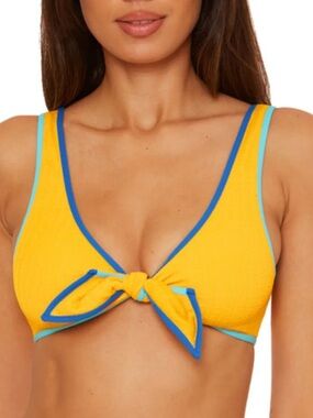 NWT BECCA Crinkle Crush Tatum Multi Way Bralette Bikini Top
